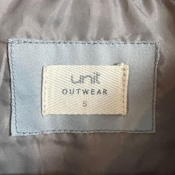 Unit Outerwear Women’s Size Small Gray Leopard Print Puffer Jacket - Picture 5 of 7